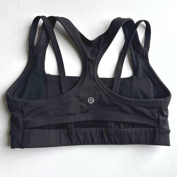 Lululemon Splendour Sports Bra in Black Womens Size 8 - Picture 2 of 4